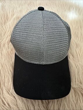Gents Black Brim with Gray Mesh Baseball Cap